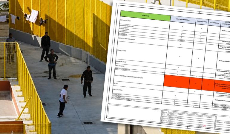 Le condizioni dei cpr sono pessime. Lo dicono anche le carte del ministero