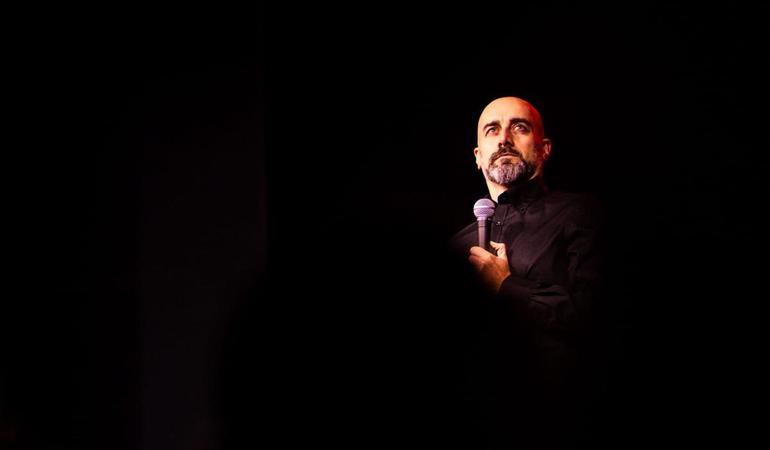 Il comico Daniele Fabbri