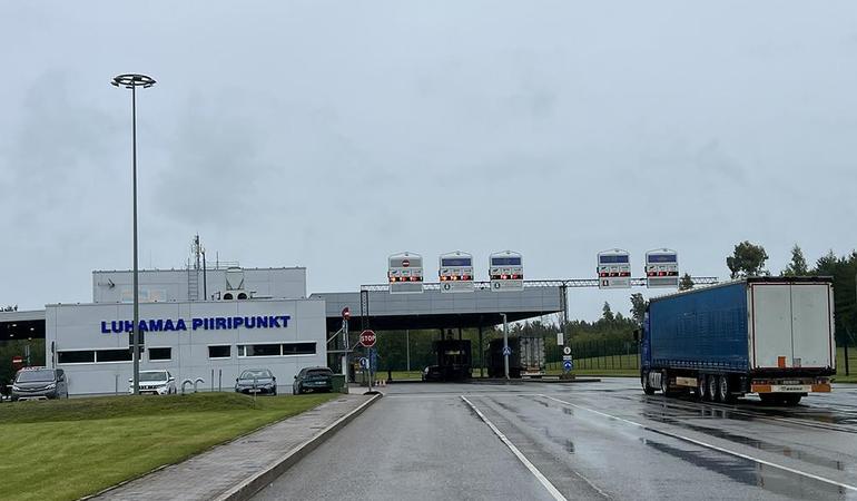 La dogana di Koidula, in Estonia, è uno dei principali varchi d'accesso delle merci dalla Russia nell'Unione europea. Foto di Marta Abbà