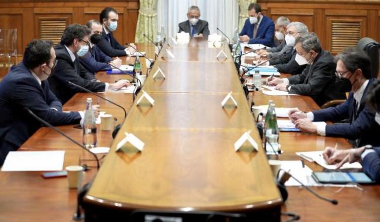 I primi incontri di Mario Draghi con i partiti sul Piano nazionale di ripresa e resilienza. Credits: governo.it 