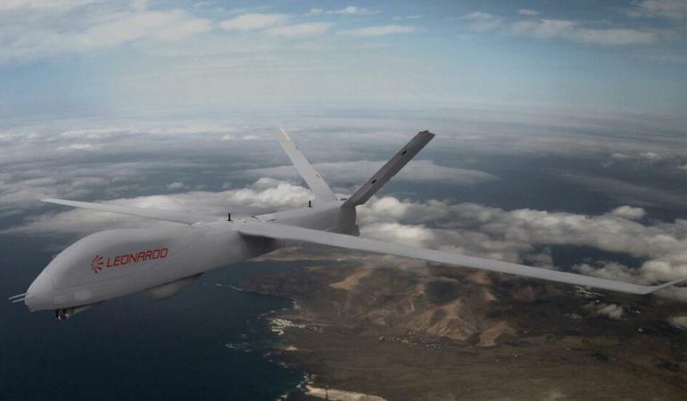 A Falco Xplorer, a drone produced by the Italian company Leonardo (Credits Leonardo)