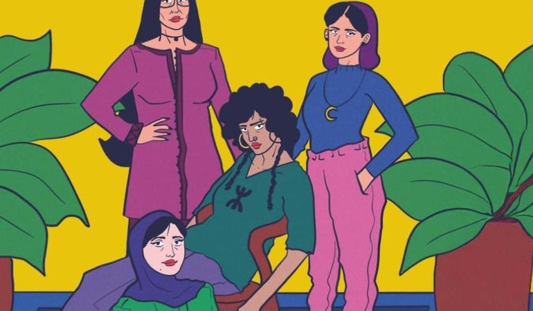 Un particolare della copertina del libro Femministe Musulmane di Jamal Ouazzani