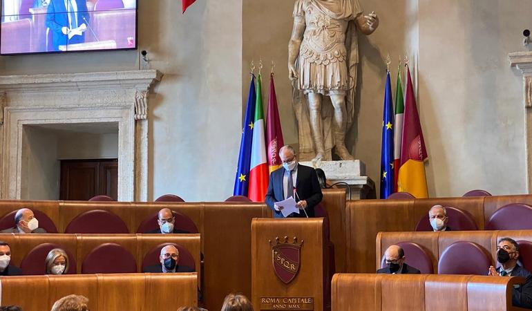 Il sindaco di Roma Roberto Gualtieri. Foto: Ylenia Sina