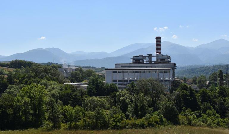L'impianto a biomasse del Mercure (Foto Francesco Donnici)
