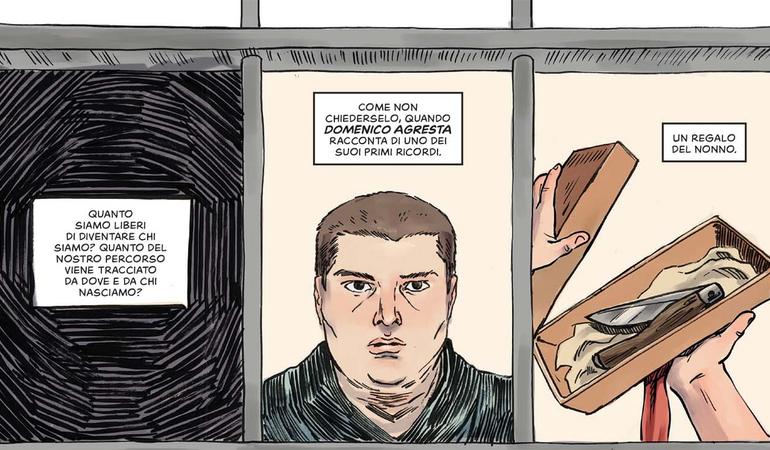 La storia a fumetti di Domenico Agresta, giovane pentito di 'ndrangheta