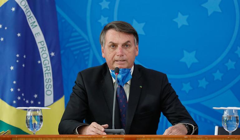 Il presidente brasiliano Jair Bolsonaro (Foto PalÃ¡cio do Planalto/Flickr)