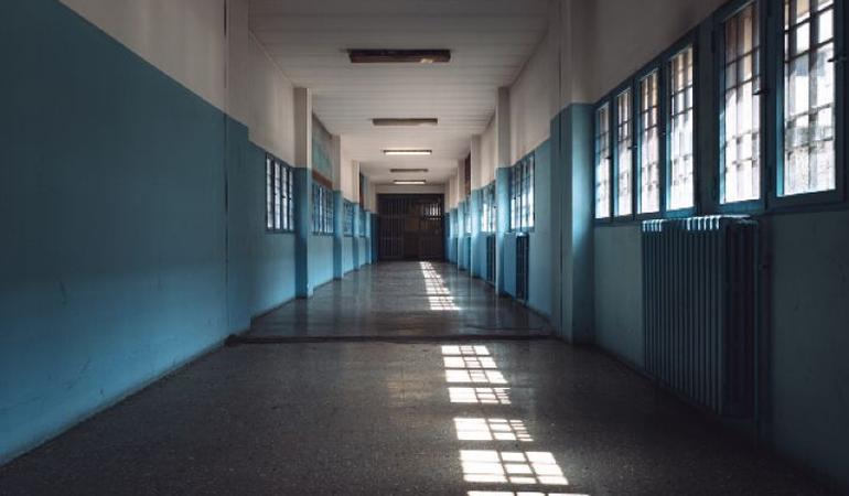 Corridoio del carcere Lorusso e Cutugno di Torino, 31 marzo 2022 (Foto di Marco Panzarella)