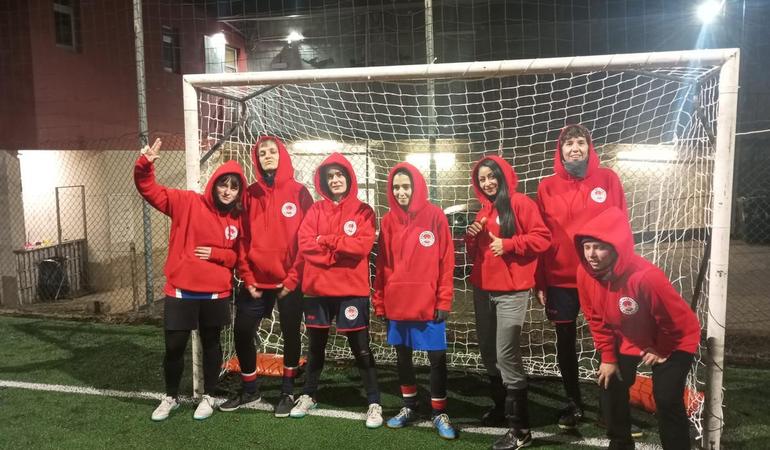 Torino, la squadra di calcio femminile della "Sansa"