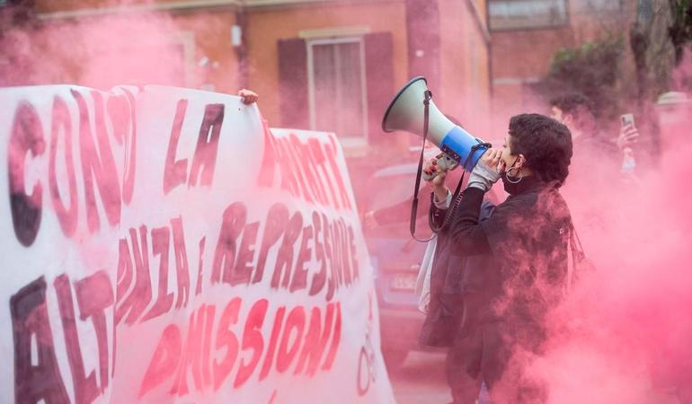 Bologna, manifestazione studentesca. Foto di Michele Lapini