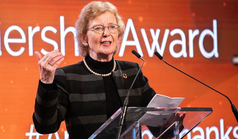 L'ex alto commissario Onu dei diritti umani, Mary Robinson