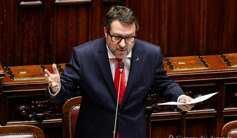 The Italian Minister Matteo Salvini (Photo by Umberto Battaglia)