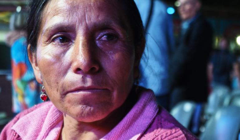 Máxima Acuña. Foto: Virginia Tallone