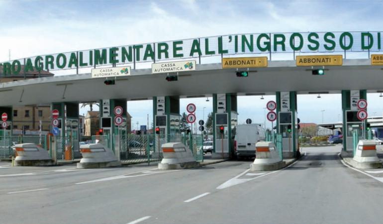 Il mercato ortofrutticolo di Fondi (Latina), uno dei principali luoghi di commercio di frutta e verdura in Italia