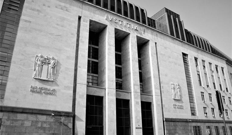 Il palazzo di giustizia di Milano. Foto: F. Romero/Flickr 