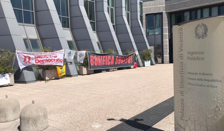 Il tribunale di Vicenza, dov'è in corso il processo Miteni