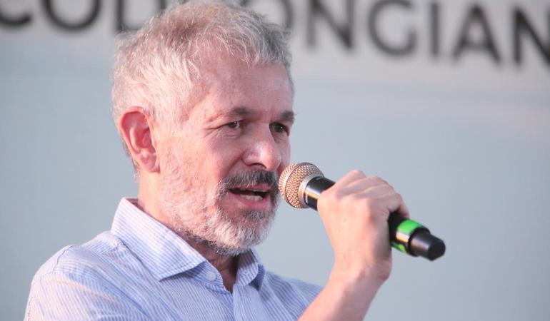 Raffaele Oriani ospite del festival Liquida 2024. Foto di Salvatore Madau