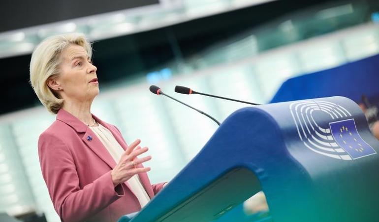 Strasburgo, 21 ottobre 2025. La presidente della Commissione europea Ursula von der Leyen annuncia il programma di lavoro del 2026, tra cui il piano Readiness 2030. Foto: Commissione europea 