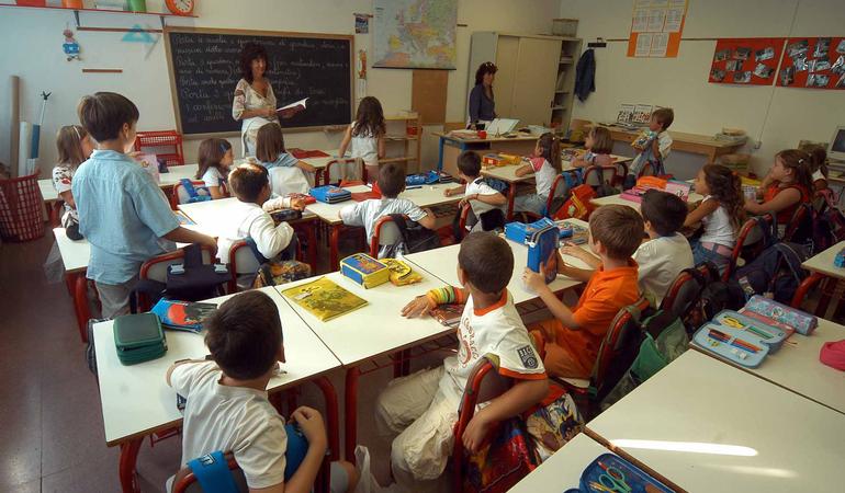 Aula scolastica. (Ansa/Luca Castellani)