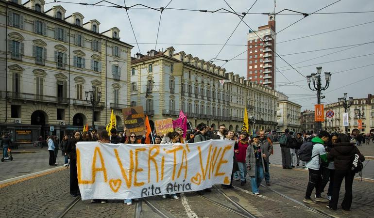 Torino, 21 marzo 2026. Giornata nazionale della memoria e dell'impegno in ricordo delle vittime delle mafie