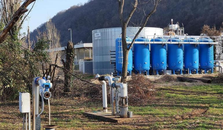 Una porzione dello stabilimento Miteni di Trissino (Vi)/Wikimedia