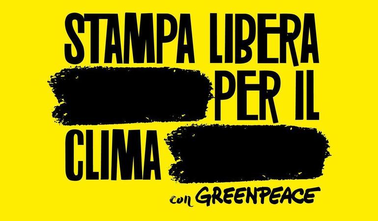 Anche noi siamo "Stampa libera per il clima"