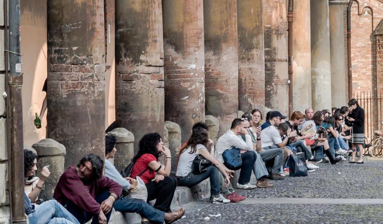 Studenti a Bologna. Foto di Michele Ursino/Flickr