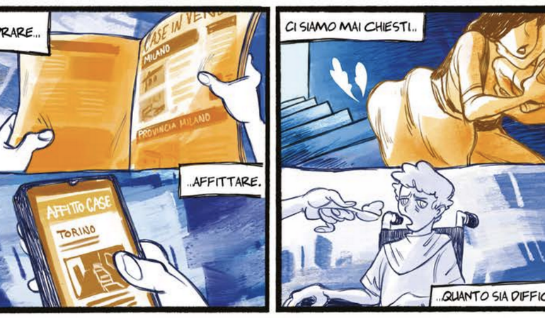 Graphic story: la doppia sfida per i disabili in periferia