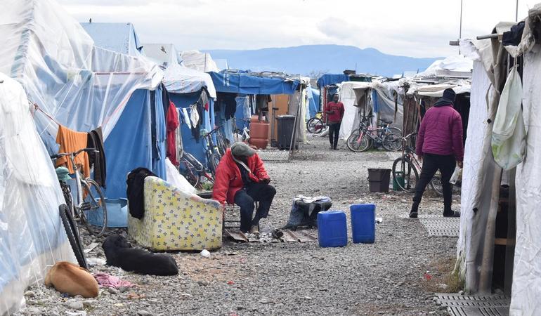 San Ferdinando (Rc), 2023. L'insediamento nell'ex tendopoli. Foto di F.Donnici