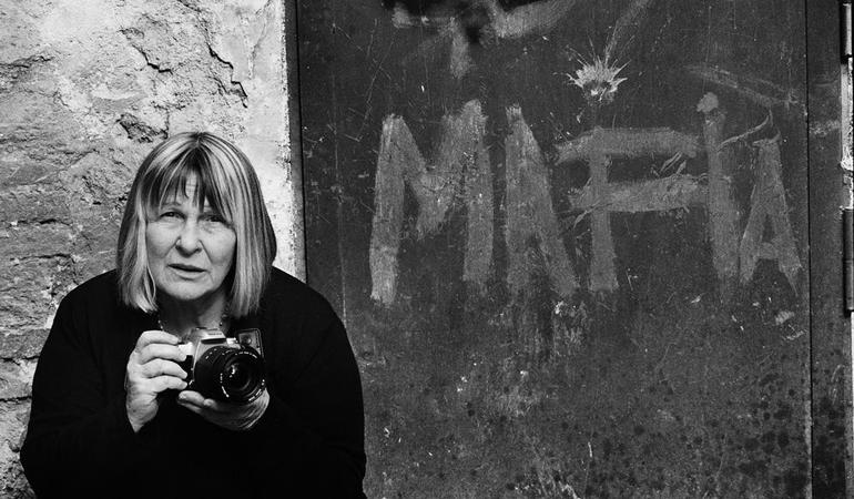 Letizia Battaglia. Credits: Ansa