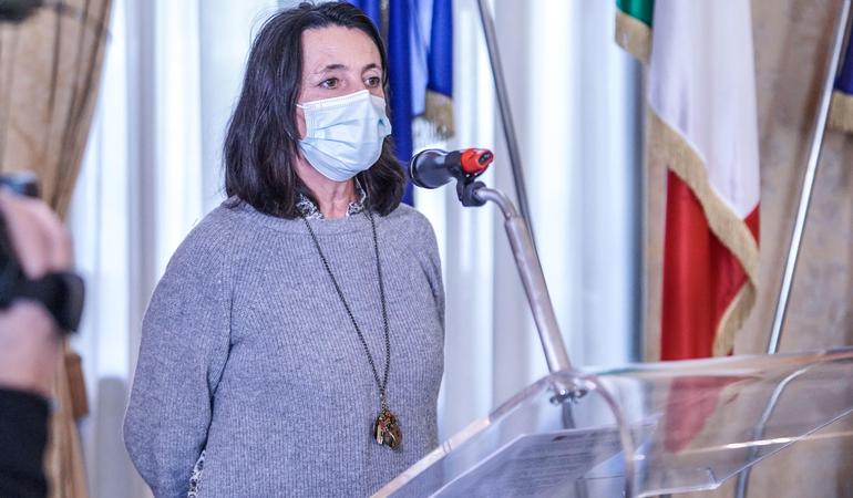 La garante dei diritti delle persone private della libertà personale, Monica Gallo. Credits: Ansa