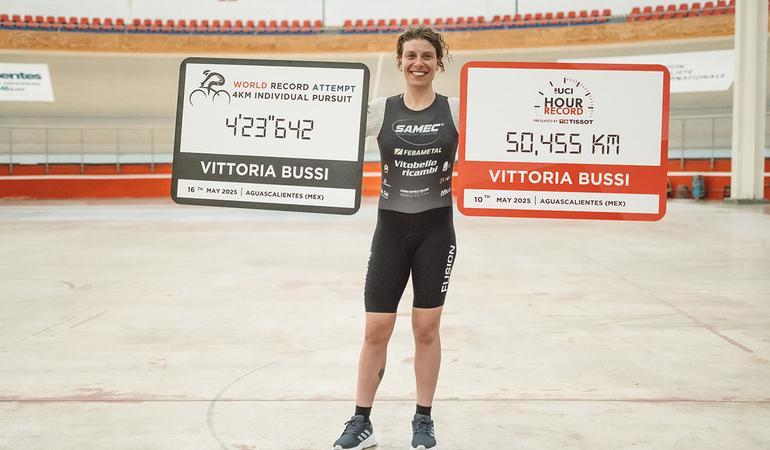 Vittoria Bussi corre da sola
