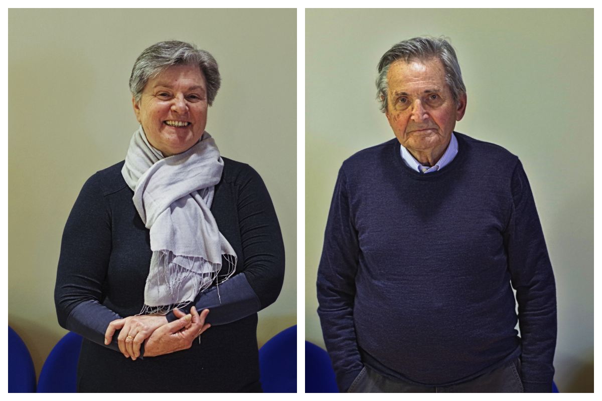 Da sinistra, Stefania Grando e Salvatore Ceccarelli, plant breeder