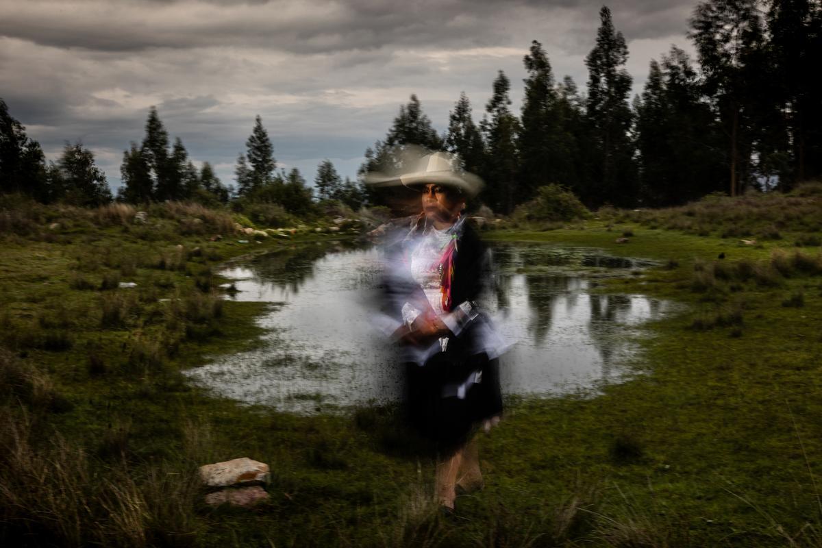 Alycia Quispe, dell'associazione culturale Tinkari, è un'attivista nella difesa dell'ambiente e nella preservazione della cultura andina