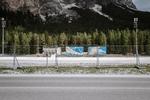 Cortina, ciò che resta delle Olimpiadi nell'area dello stadio di Fiames. Foto di P. Valenti