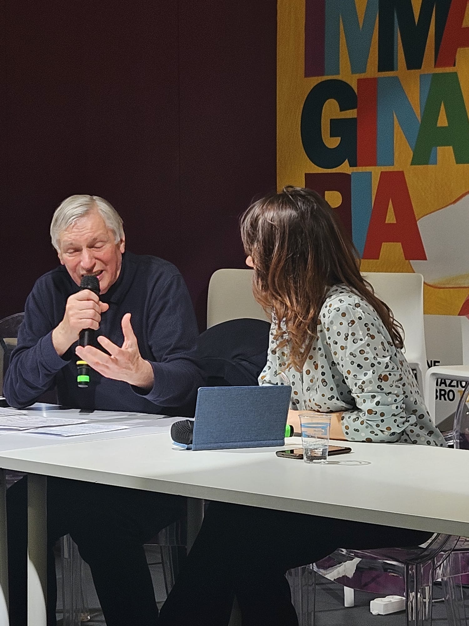 Don Luigi Ciotti ed Elena Ciccarello